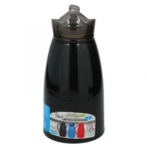 Thermoskan/isoleerkan 1 liter zwart