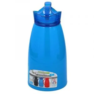 Thermoskan/isoleerkan 1 liter blauw