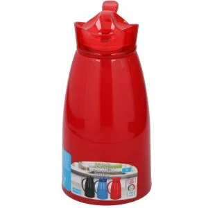 Thermoskan/isoleerkan 1 liter rood